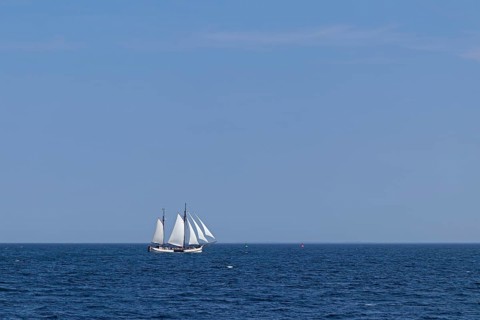 Sailing ship, Baltic Sea, Hanse Sail, Warnemünde, Rostock, Mecklenburg-Western Pomerania, Germany,
