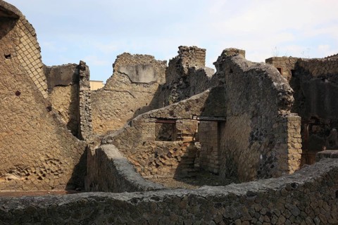 Ruined city of Herculaneum, Campania, Italy, Europe