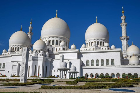 Sheikh Zayed Mosque, Abu Dhabi, United Arab Emirates, Asia