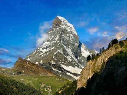 The Matterhorn or Monte Cervino mountain peak, Zermatt, Switzerland, Europe