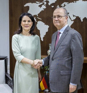 Annalena Bärbock (Alliance 90/The Greens), Federal Foreign Minister, pictured during her trip to