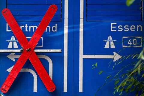 Complete closure of the A 40 motorway due to construction work until November 2024 in the direction