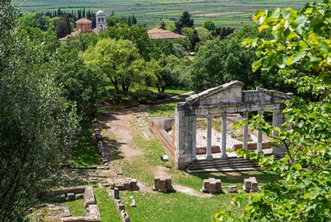 Monument of Agonothetes or Bouleuterion, Roman 2nd century AD, Apollonia Archaeological Park,