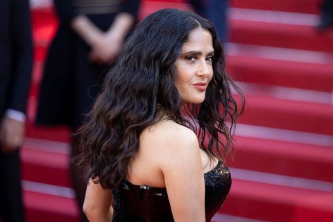 Cannes, France, 18.5.2024: Salma Hayek at the premiere of Emilia Perez on the red carpet of the