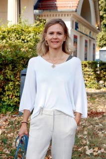 Sabine Fürst at the annual press conference for the 2024/25 season at the Schlossparktheater in
