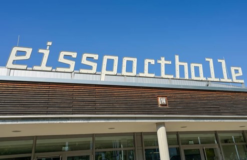 Ice rink, Glockenturmstraße, Charlottenburg, Berlin, Germany, Europe