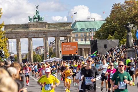 BMW Berlin Marathon. With 54, 280 finishers, it is the most popular running event in Germany.