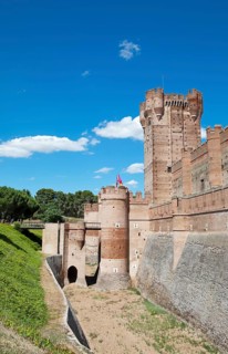 Castillo de La Mota, medieval castle and fortress in Medina del Campo, province of Valladolid,