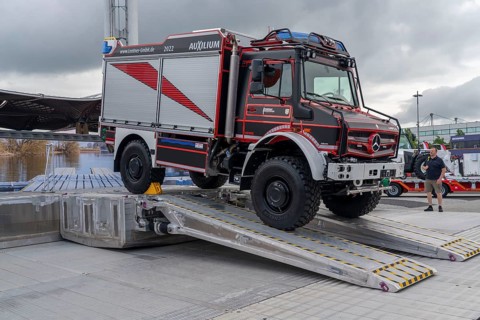 Interschutz 2022 trade fair in Hanover, the world's largest trade fair for fire, rescue and
