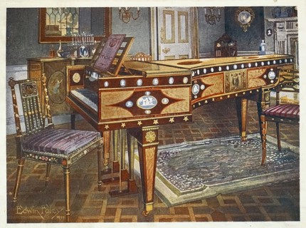 Furniture around the turn of the century 1900, Decorative furniture of the late 18th century (1910,