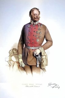 Ferenc József Count Gyulay of Maros-Nemeth and Nádaska, born 1 September 1798 in Pest, died 21