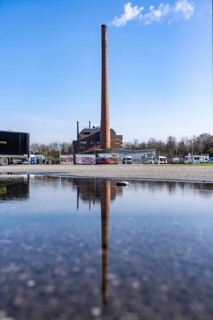 The Igony heating plant in Essen-Rüttenscheid, a district heating plant fuelled by natural gas,