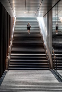 Access, entrance, to the Danish Architecture Centre, Dansk Arkitektur Center, DAC, Copenhagen,