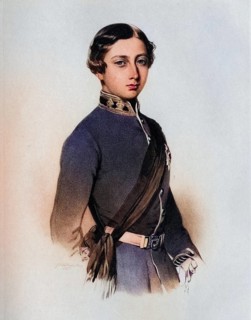 Albert Edward, Prince of Wales in 1859. 1841-1910, Prince of Wales, Duke of Saxony, Prince of