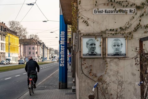 The Schalke Mile, Mile of Tradition, Kurt-Schumacher-Straße in Gelsenkirchen-Schalke,