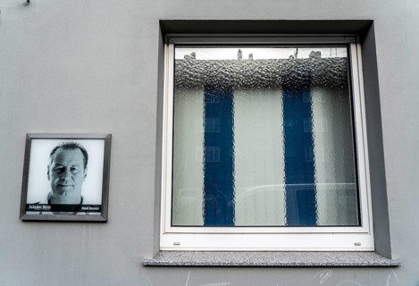The Schalke Mile, Mile of Tradition, Kurt-Schumacher-Straße in Gelsenkirchen-Schalke, residential