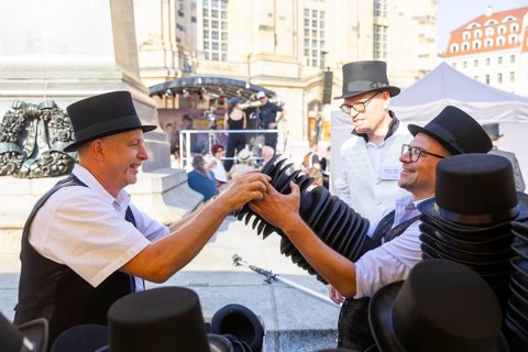 Dresden celebrated the 250th birthday of Caspar David Friedrich with a birthday party and a big