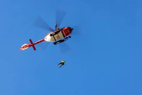 International disaster control exercise Magnitude with more than 1000 rescuers. They are rehearsing