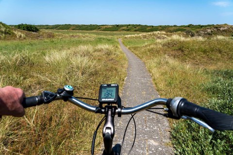 North Sea island of Langeoog, early summer, cycle tour to the eastern end of the island, Lower