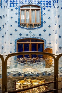 Casa Batlló, Art Nouveau, architect Antoni Gaudi, Barcelona, Catalonia, Spain, Europe