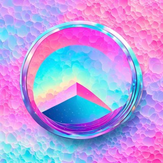 Iridescent neon background, Holographic Abstract soft pastel colors backdrop, AI generated