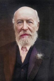 George Cadbury (1839-1922), aged 78 in 1906, English Quaker, industrialist and social reformer, who