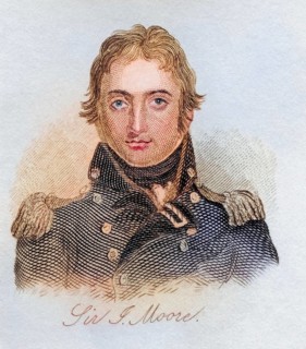 Sir John Moore, 1761, 1809, British soldier and general. From the book Crabbs Historical