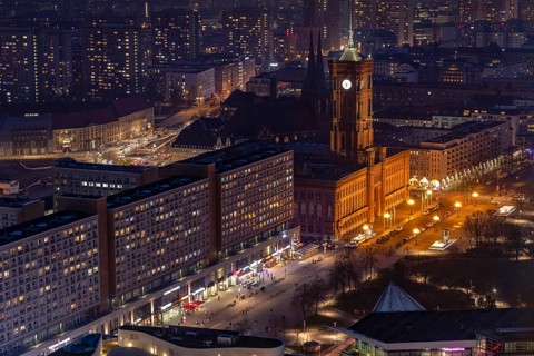 Rotes Rathaus, Berlin, Germany < english> Red Town Hall, Berlin, Germany, Europe