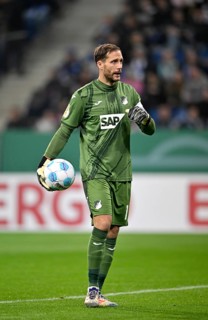 Goalkeeper Oliver Baumann TSG 1899 Hoffenheim (01) DFB Cup, PreZero Arena, Sinsheim,