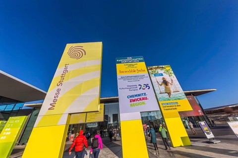 CMT tourism trade fair in Stuttgart. According to the trade fair organiser, the Caravan, Motor,