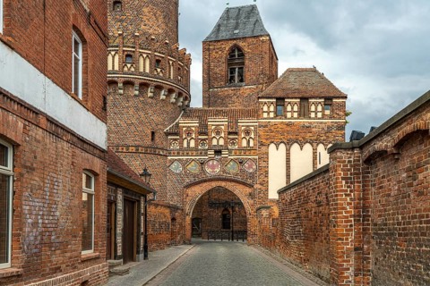 The Neustädter Tor in Tangermünde, Saxony-Anhalt, Germany, Europe