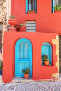 Traditional House, Chania, Crete, Greek Islands, Greece, Europe