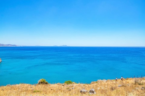 Seascape, Preveli Beach, Rethymno, Crete, Greek Islands, Greece, Europe