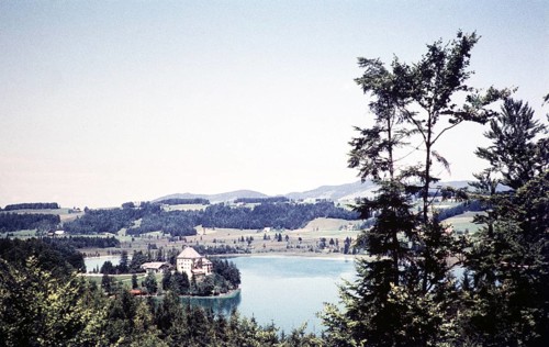Lake Mondsee, Vöcklabruck district, Upper Austria, Europe 1960