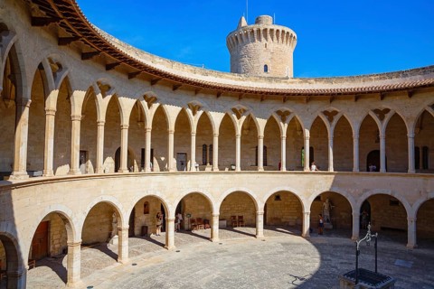 Bellver Castle, Palma de Mallorca, Mallorca, Balearic Islands, Spain, Europe
