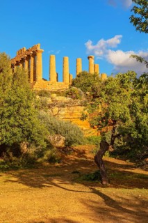 Temple of Juno, Valley of Temples, Agrigento, Sicily, Italy, Europe