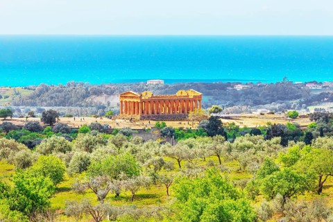 Temple of Concordia, Valley of Temples, Agrigento, Sicily, Italy, Europe