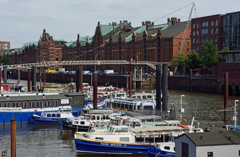 Hamburg, Speicherstadt, world heritage, Zolkanal