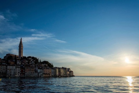 Rovinj is a town in Croatia on the west coast of the Istrian peninsula, Croatia, Europe