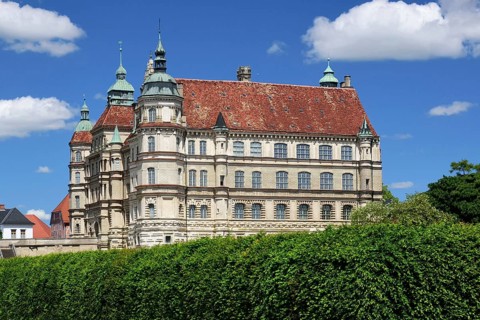 Europe, Germany, Mecklenburg-Western Pomerania, Güstrow, Güstrow Castle, built in the 16th century,
