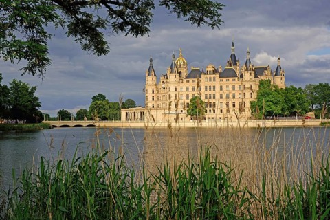 Europe, Germany, Mecklenburg-Western Pomerania, Schwerin, Schwerin Castle, built from 1845 to 1857