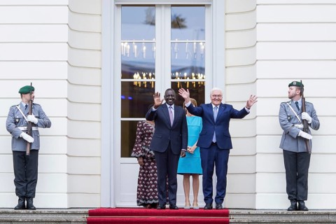 William Samoei Ruto (President of the Republic of Kenya) and Frank-Walter Steinmeier (President of
