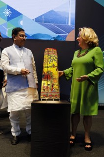 Svenja Schulze (SPD), Federal Minister for Economic Cooperation and Development, in Gujarat, 16.09