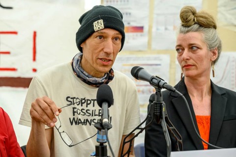 Wolfgang Metzeler-Kick announces on the 78th day of his hunger strike that from now on he will stop