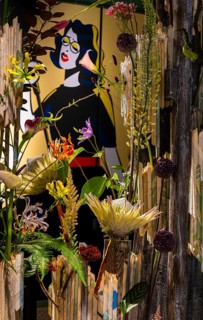 Artistic flower arrangements and decorations, German Floristry Championships, Berlin, Germany,