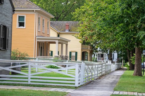Springfield, Illinois, The Lincoln Home National Historic Site preserves the home and neighborhood