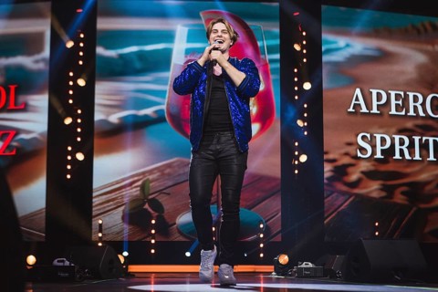 Vincent Groß at the Schlagernacht des Jahres live on Das Original Tour in the Berlin Uber Arena on