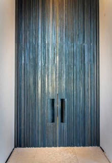 Modern gate at St Hedwig's Cathedral, Catholic Episcopal Church, Bebelplatz Berlin, Germany, Europe