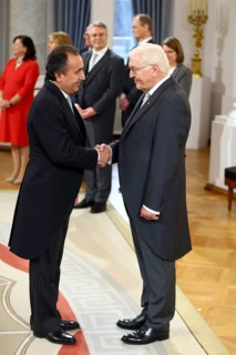 Imomudin Sattorov Tajikistan is received by Frank-Walter Steinmeier (President of the Federal