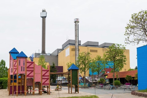 Wunderland Kalkar, amusement park, former nuclear power plant, Kalkar, Lower Rhine, North